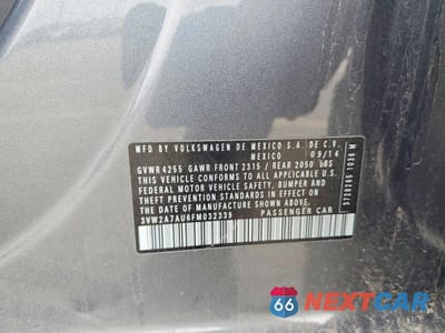 Zdjęcie 13 z 13 samochodu: 2015 VOLKSWAGEN GOLF TDI VIN:3VW2A7AU6FM032339 - miniatura