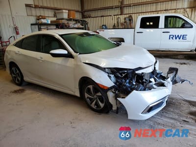 Czwarte zdjęcie samochodu z boku: 2019 HONDA CIVIC LX VIN:19XFC2F6XKE008156 - miniatura