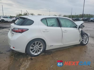Trzecie zdjęcie samochodu z tyłu: 2012 LEXUS CT 200H PREMIUM VIN:JTHKD5BH4C2086725 - miniatura