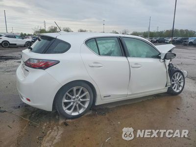 Trzecie zdjęcie samochodu z tyłu: 2012 LEXUS CT 200H PREMIUM VIN:JTHKD5BH4C2086725 - miniatura
