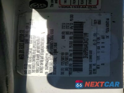 Zdjęcie 12 z 12 samochodu: 2012 FORD FUSION SE VIN:3FAHP0HA4CR427199 - miniatura