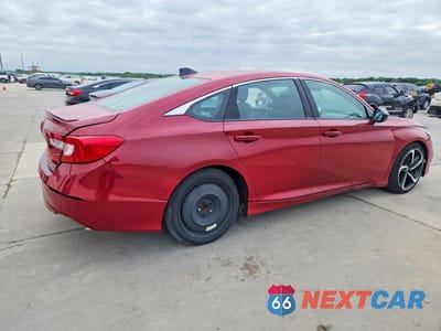 Trzecie zdjęcie samochodu z tyłu: 2022 HONDA ACCORD HYBRID SPORT VIN:1HGCV3F27NA011766 - miniatura