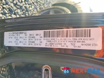 Zdjęcie 12 z 12 samochodu: 2012 DODGE RAM 1500 ST VIN:1C6RD6KT2CS276928 - miniatura