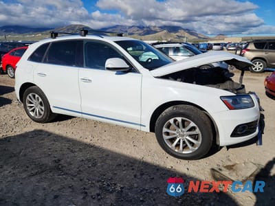 Czwarte zdjęcie samochodu z boku: 2015 AUDI Q5 PREMIUM PLUS VIN:WA1LFAFP6FA105967 - miniatura