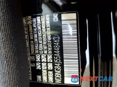 Zdjęcie 12 z 12 samochodu: 2005 MERCEDES-BENZ S 500 4MATIC VIN:WDBNG84J55A448463 - miniatura