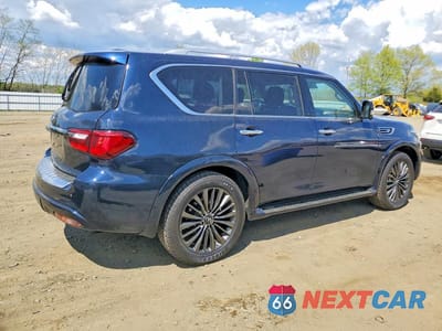 Trzecie zdjęcie samochodu z tyłu: 2021 INFINITI QX80 PREMIUM SELECT VIN:JN8AZ2AEXM9270939 - miniatura