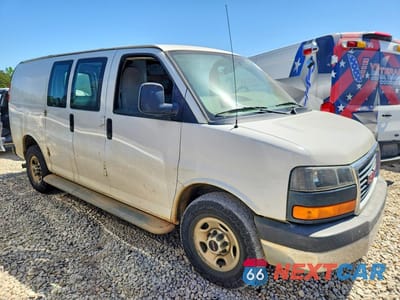 Czwarte zdjęcie samochodu z boku: 2015 GMC SAVANA G2500 DELIVERY VAN VIN:1GTW7FCF6F1907444 - miniatura
