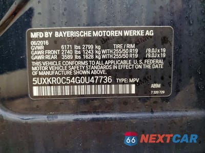 Zdjęcie 13 z 13 samochodu: 2016 BMW X5 XDRIVE35I VIN:5UXKR0C54G0U47736 - miniatura