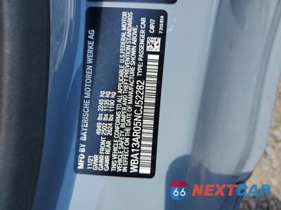 Zdjęcie 12 z 12 samochodu: 2022 BMW M440XI VIN:WBA13AR05NCJ52282 - miniatura