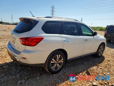 Trzecie zdjęcie samochodu z tyłu: 2017 NISSAN PATHFINDER SV VIN:5N1DR2MN8HC626491 - miniatura