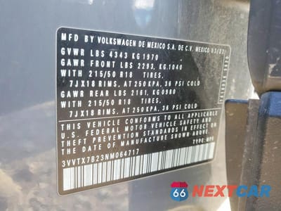 Zdjęcie 13 z 13 samochodu: 2022 VOLKSWAGEN TAOS SE VIN:3VVTX7B23NM064717 - miniatura