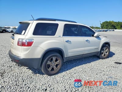 Trzecie zdjęcie samochodu z tyłu: 2008 GMC ACADIA SLT-1 VIN:1GKER23738J178852 - miniatura