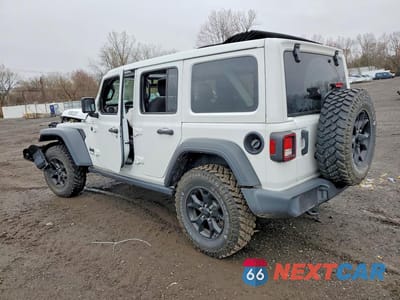 Drugie zdjęcie samochodu z przodu: 2021 JEEP WRANGLER UNLIMITED SPORT VIN:1C4HJXDG8MW631565 - miniatura