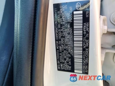 Zdjęcie 12 z 12 samochodu: 2012 TOYOTA YARIS 5-DOOR LE VIN:JTDKTUD32CD503991 - miniatura
