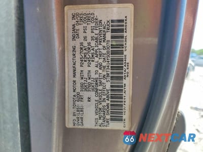 Zdjęcie 13 z 13 samochodu: 2000 TOYOTA TUNDRA SR5 VIN:5TBRT3414YS083078 - miniatura