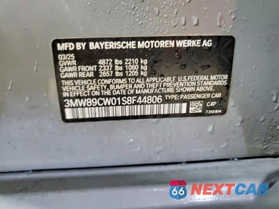 Zdjęcie 12 z 12 samochodu: 2025 BMW 330XI VIN:3MW89CW01S8F44806 - miniatura
