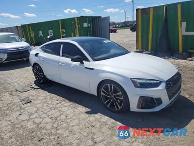 Czwarte zdjęcie samochodu z boku: 2023 AUDI S5 PREMIUM PLUS VIN:WAUC4CF50PA042739 - miniatura