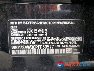 Zdjęcie 13 z 13 samochodu: 2023 BMW I4 EDRIVE 40 VIN:WBY73AW00PFP59577 - miniatura