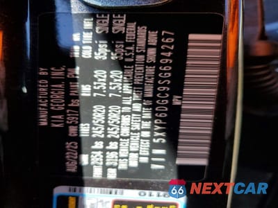 Zdjęcie 14 z 14 samochodu: 2025 KIA TELLURIDE S VIN:5XYP6DGC9SG694267 - miniatura