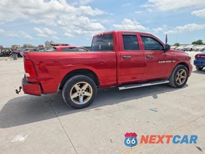 Trzecie zdjęcie samochodu z tyłu: 2012 DODGE RAM 1500 ST VIN:1C6RD6FT1CS139005 - miniatura