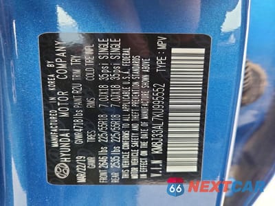 Zdjęcie 13 z 13 samochodu: 2019 HYUNDAI TUCSON SEL VIN:KM8J33AL7KU995552 - miniatura