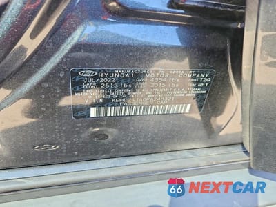 Zdjęcie 12 z 12 samochodu: 2023 HYUNDAI SONATA SE VIN:KMHL24JA0PA248321 - miniatura