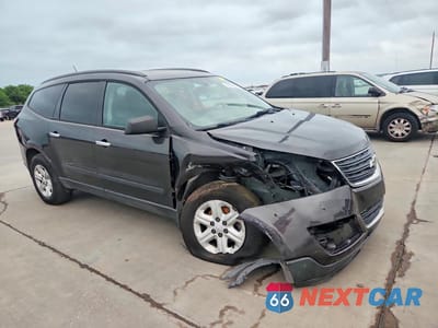 Czwarte zdjęcie samochodu z boku: 2013 CHEVROLET TRAVERSE LS VIN:1GNKRFED8DJ248789 - miniatura