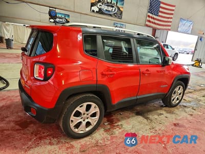 Trzecie zdjęcie samochodu z tyłu: 2015 JEEP RENEGADE LIMITED VIN:ZACCJBDT0FPB74429 - miniatura