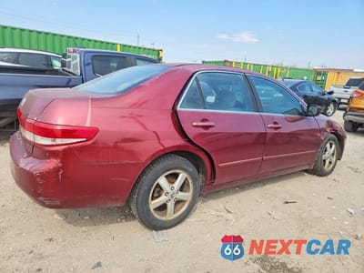 Trzecie zdjęcie samochodu z tyłu: 2004 HONDA ACCORD EX VIN:1HGCM56614A159492 - miniatura
