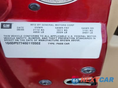 Zdjęcie 13 z 13 samochodu: 2006 CADILLAC CTS HI FEATURE V6 VIN:1G6DP577460115502 - miniatura