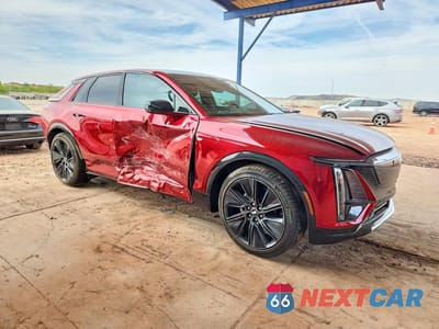 Czwarte zdjęcie samochodu z boku: 2024 CADILLAC LYRIQ SPORT VIN:1GYKPWRL0RZ121201 - miniatura