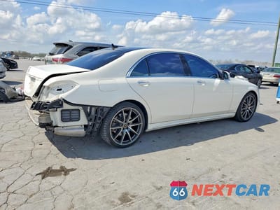 Trzecie zdjęcie samochodu z tyłu: 2019 MERCEDES-BENZ S 450 VIN:WDDUG6GB9KA467167 - miniatura