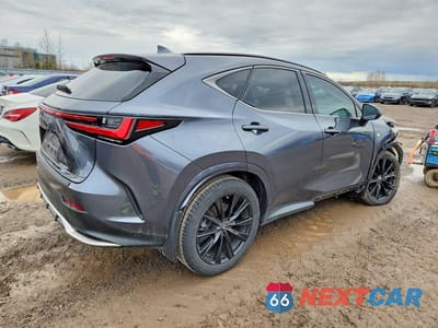 Trzecie zdjęcie samochodu z tyłu: 2024 LEXUS NX 350 F SPORT HANDLING VIN:2T2KGCEZ6RC054463 - miniatura