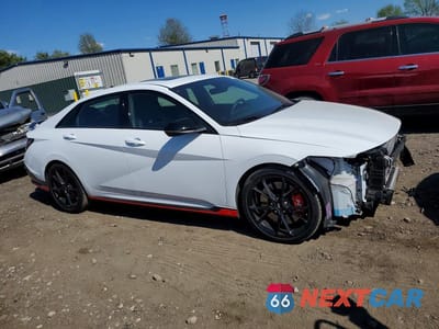 Czwarte zdjęcie samochodu z boku: 2025 HYUNDAI ELANTRA N BASE VIN:KMHLW4DK4SU032942 - miniatura