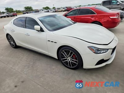 Czwarte zdjęcie samochodu z boku: 2014 MASERATI GHIBLI S VIN:ZAM57RTA3E1113173 - miniatura