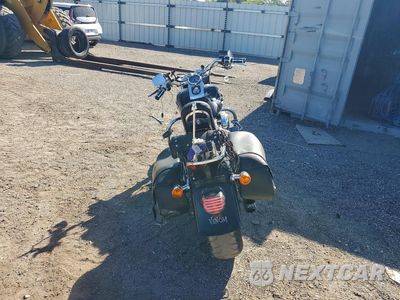 Czwarte zdjęcie samochodu z boku: 2014 HARLEY-DAVIDSON FLSTF FATBOY VIN:1HD1BXV18EB018300 - miniatura