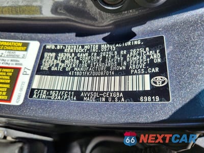Zdjęcie 13 z 13 samochodu: 2013 TOYOTA CAMRY HYBRID XLE VIN:4T1BD1FK7DU087014 - miniatura