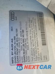 Zdjęcie 14 z 14 samochodu: 2022 AUDI SQ5 PREMIUM PLUS VIN:WA1B4AFY9N2024075 - miniatura