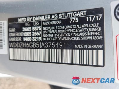 Zdjęcie 13 z 13 samochodu: 2018 MERCEDES-BENZ E 400 4MATIC VIN:WDDZH6GB5JA375491 - miniatura