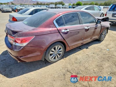 Trzecie zdjęcie samochodu z tyłu: 2011 HONDA ACCORD EXL VIN:1HGCP3F88BA021751 - miniatura