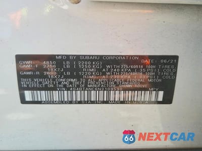 Zdjęcie 14 z 14 samochodu: 2022 SUBARU OUTBACK LIMITED VIN:4S4BTANC6N3109590 - miniatura