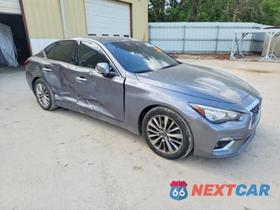 Czwarte zdjęcie samochodu z boku: 2021 INFINITI Q50 LUXE VIN:JN1EV7BR8MM754146 - miniatura