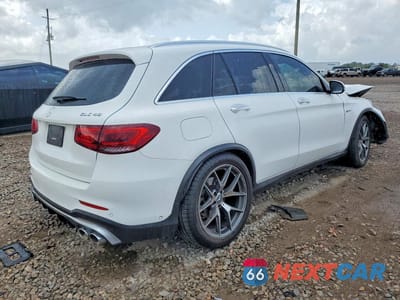 Trzecie zdjęcie samochodu z tyłu: 2022 MERCEDES-BENZ GLC 43 4MATIC AMG VIN:W1N0G6EB2NV396346 - miniatura