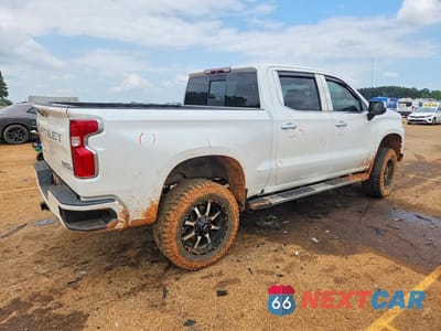 Trzecie zdjęcie samochodu z tyłu: 2019 CHEVROLET SILVERADO K1500 HIGH COUNTRY VIN:3GCUYHEL6KG149264 - miniatura