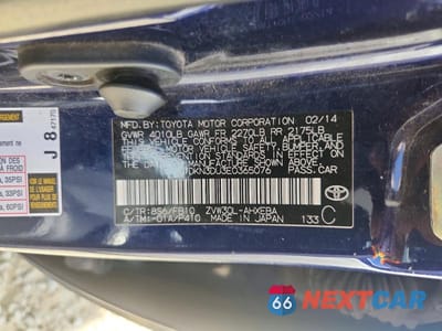 Zdjęcie 12 z 12 samochodu: 2014 TOYOTA PRIUS THREE VIN:JTDKN3DU3E0365076 - miniatura
