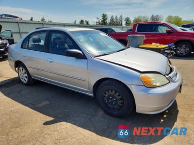 Czwarte zdjęcie samochodu z boku: 2003 HONDA CIVIC EX VIN:2HGES26833H586414 - miniatura