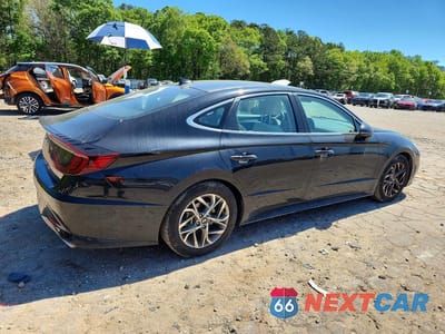 Trzecie zdjęcie samochodu z tyłu: 2021 HYUNDAI SONATA SEL VIN:KMHL14JA9MA143095 - miniatura