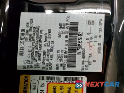 Zdjęcie 12 z 12 samochodu: 2017 FORD MUSTANG V6 CONVERTIBLE VIN:1FATP8EM9H5291492 - miniatura
