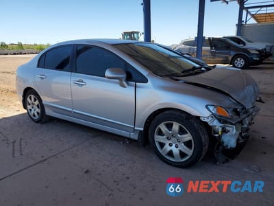 Czwarte zdjęcie samochodu z boku: 2010 HONDA CIVIC LX VIN:2HGFA1F57AH317076 - miniatura