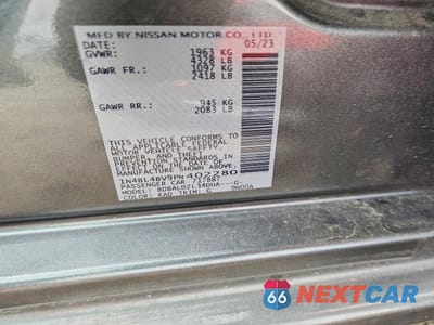 Zdjęcie 13 z 13 samochodu: 2023 NISSAN ALTIMA S VIN:1N4BL4BV9PN402280 - miniatura
